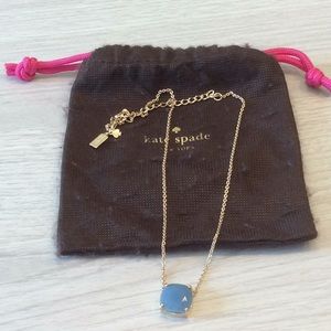 Kate Spade NY Ocean Blue Square Pendant Necklace